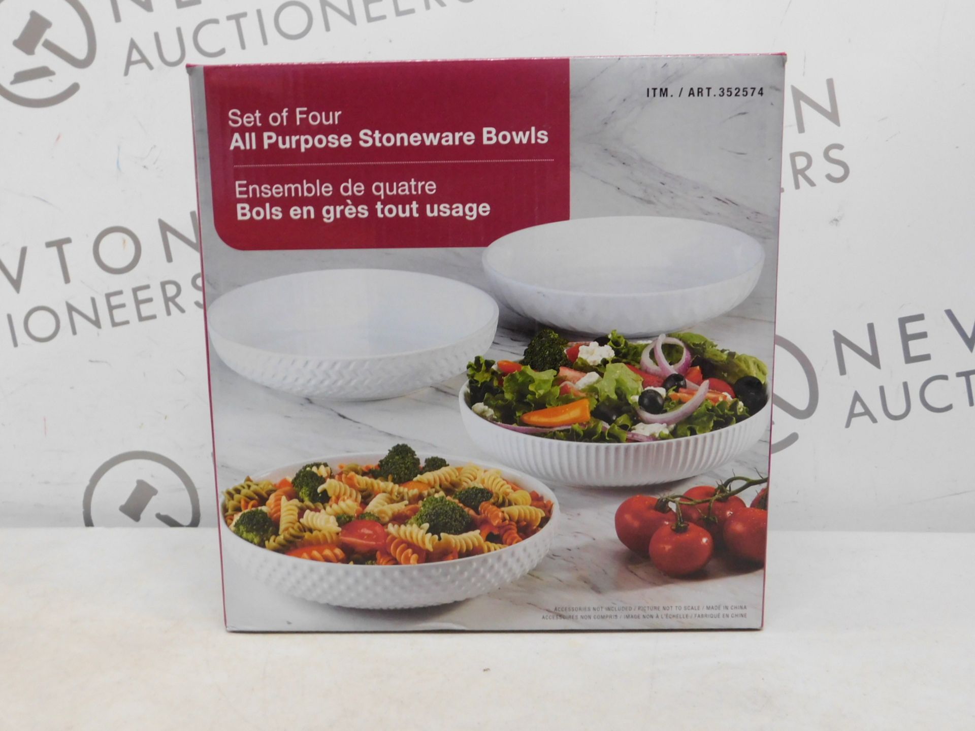 1 BOXED CERTIFIED STONEWARE ALL-PURPOSE BOWL SET RRP Â£24.99