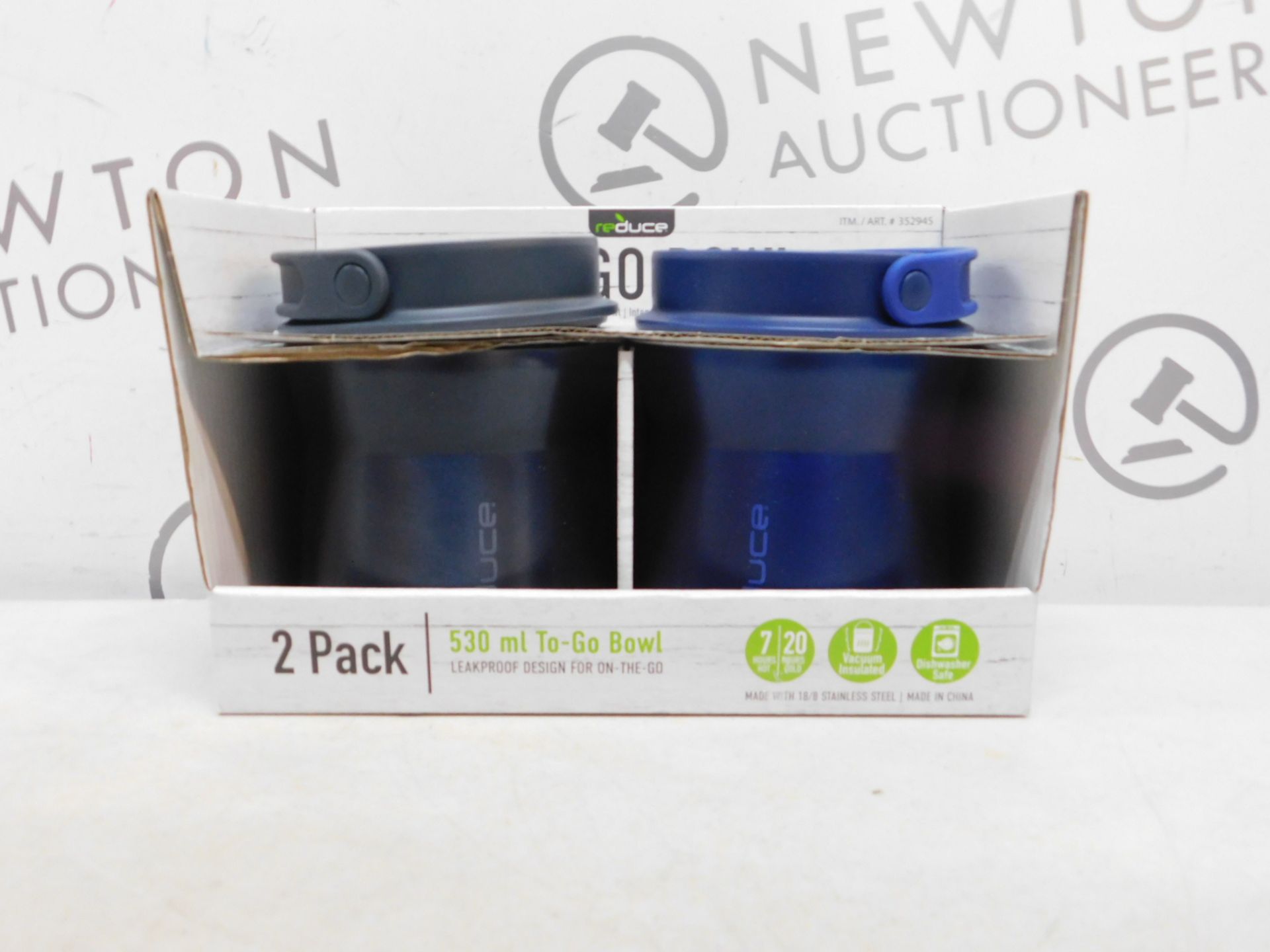 1 BOXED 2PC REDUCE INSULATED TO-GO FOOD BOWLS RRP Â£29.99