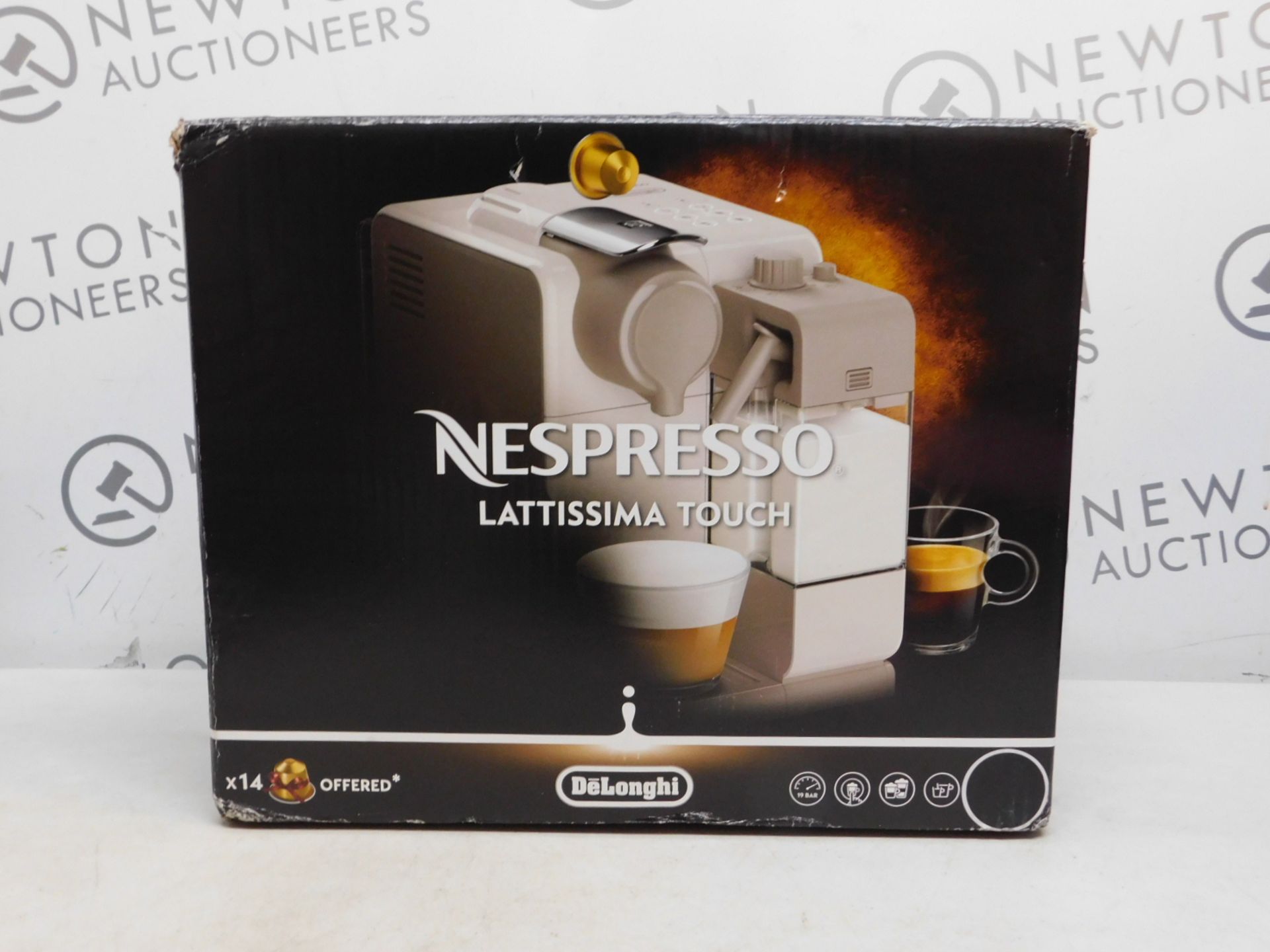 1 BOXED NESPRESSO BY DE'LONGHI LATTISSIMA TOUCH EN560.B COFFEE MACHINE RRP Â£229