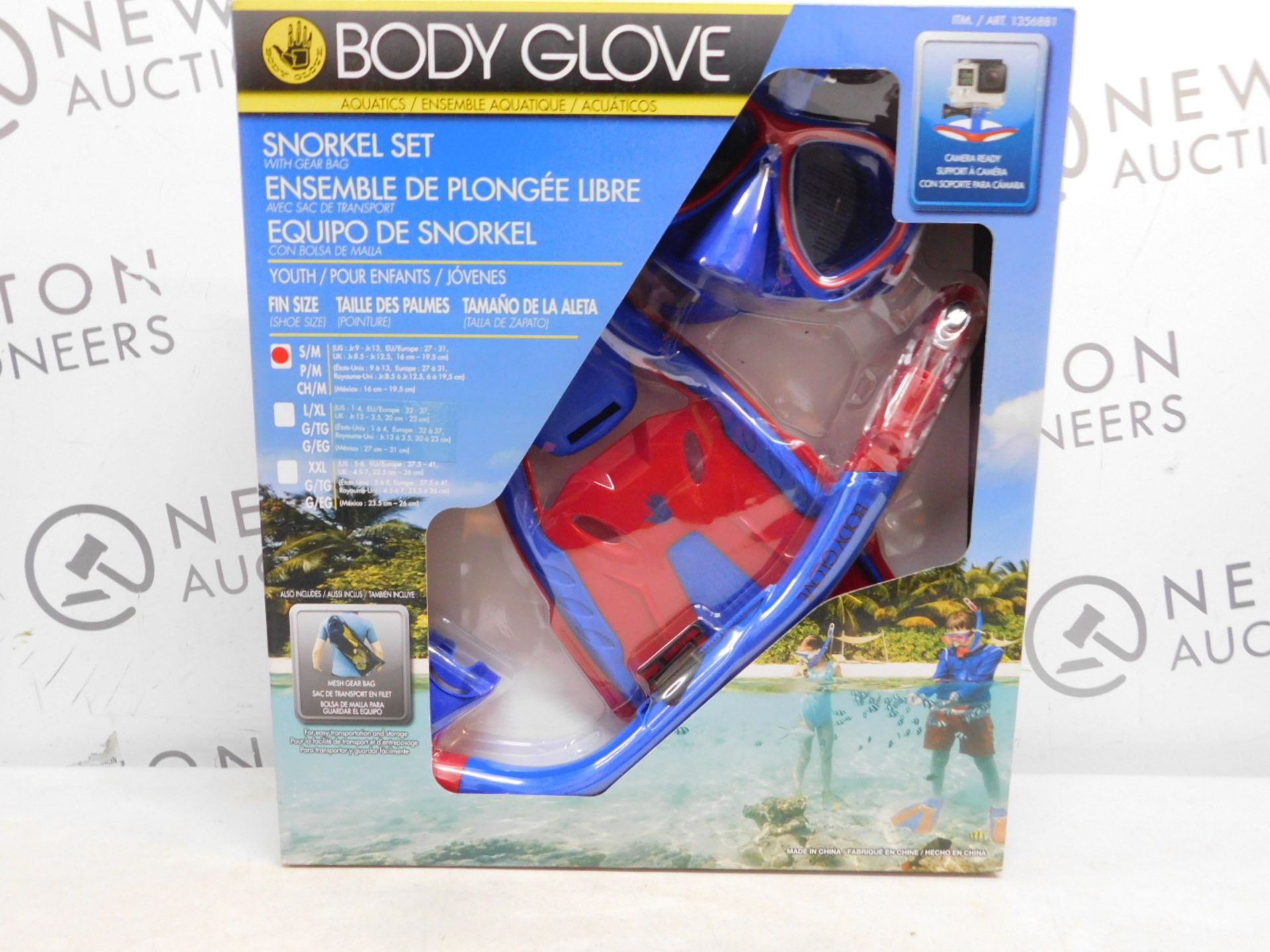 1 BRAND NEW BOXED BODY GLOVE SNORKEL SET RRP Â£49