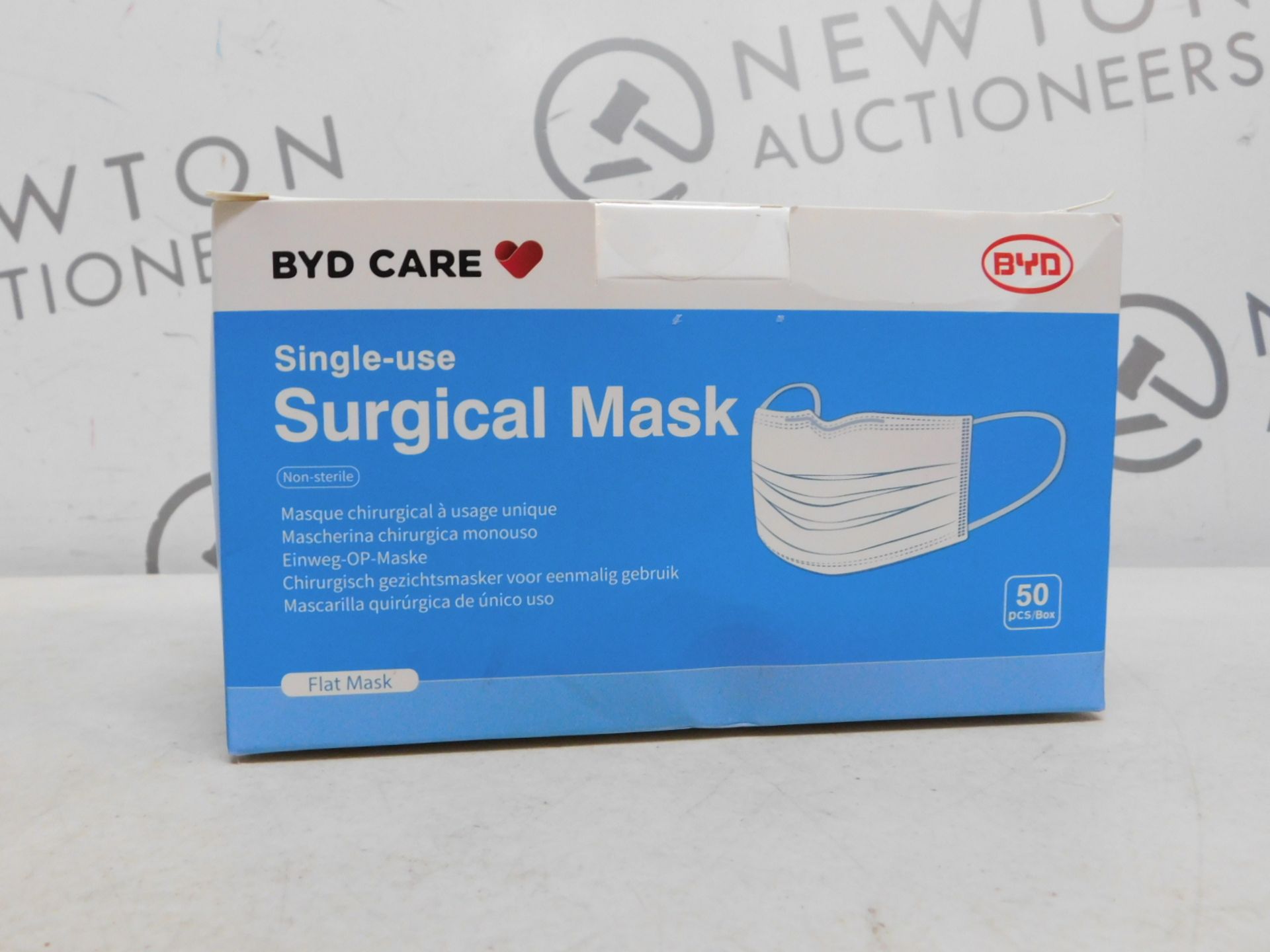 1 BOXED BYD SINGLE USE SURGICAL TYPE IIR FACE MASK RRP Â£9