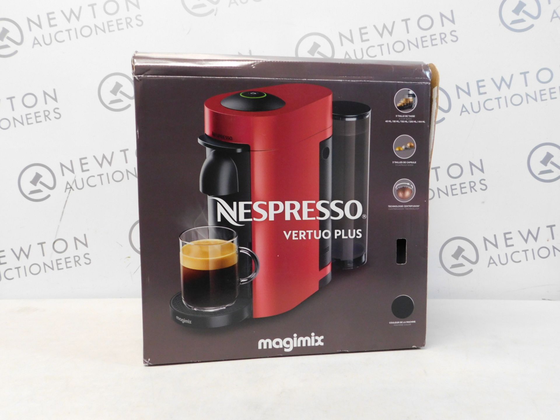 1 BOXED NESPRESSO VERTUO PLUS 11399 COFFEE MACHINE BY MAGIMIX RRP Â£129