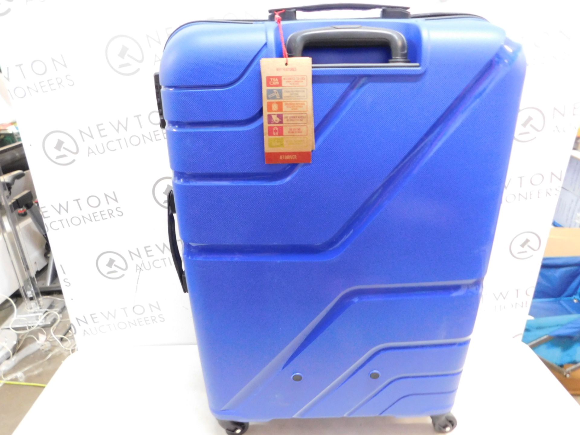 1 AMERICAN TOURISTER BLUE COMBI-LOCK HARDSIDE PROTECTION LARGE CASE RRP Â£64.99