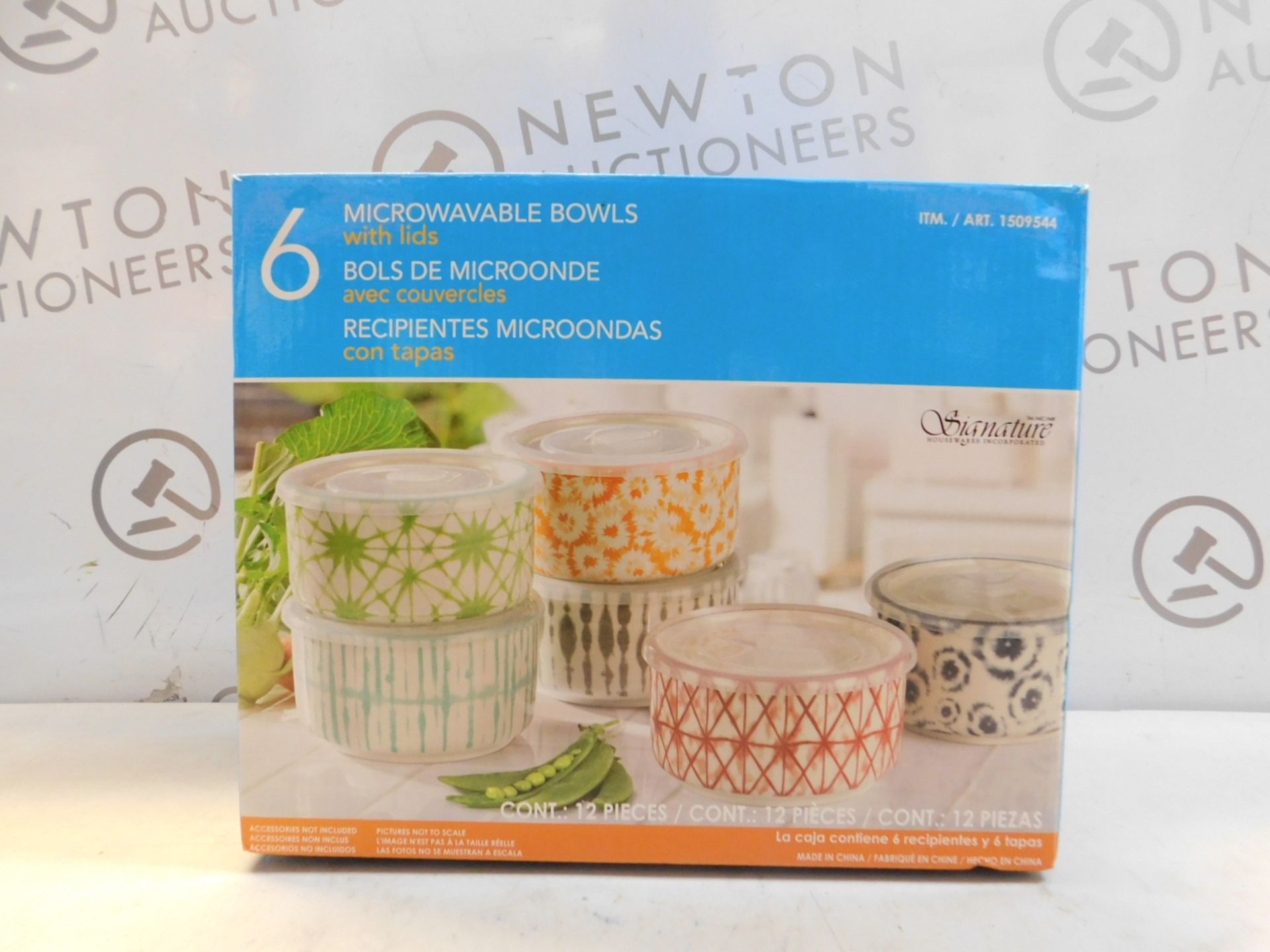 1 BOXED SIGNATURE MICROWAVABLE BOWLS WITH LIDS RRP Â£29