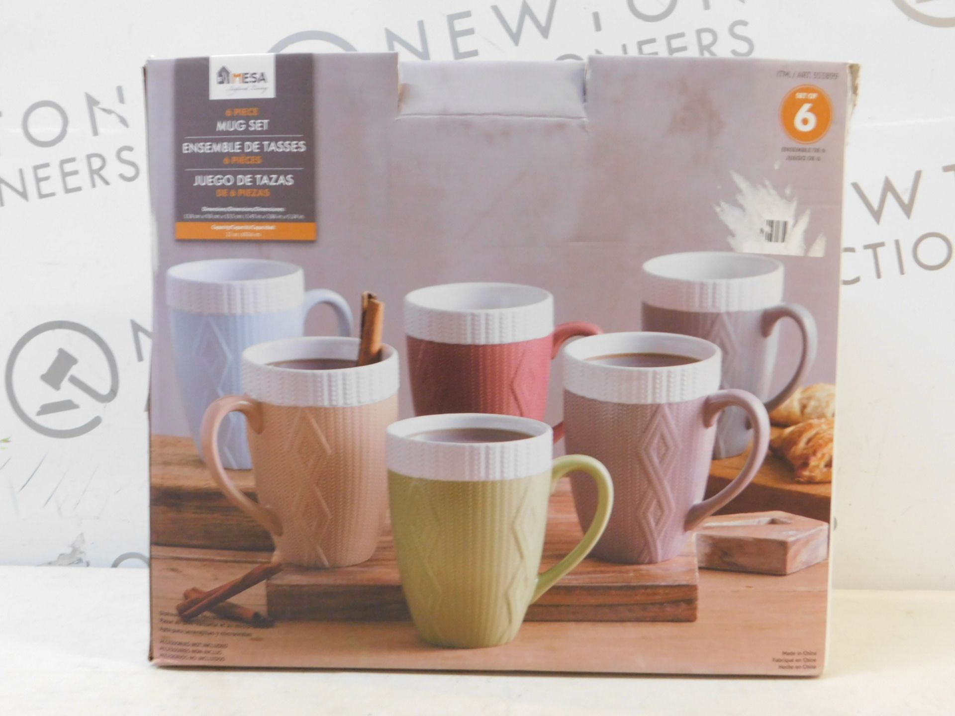 1 BOXED MESA SWEATER STYLE 5 PIECE (APPROX) JUMBO MUGS RRP Â£29.99