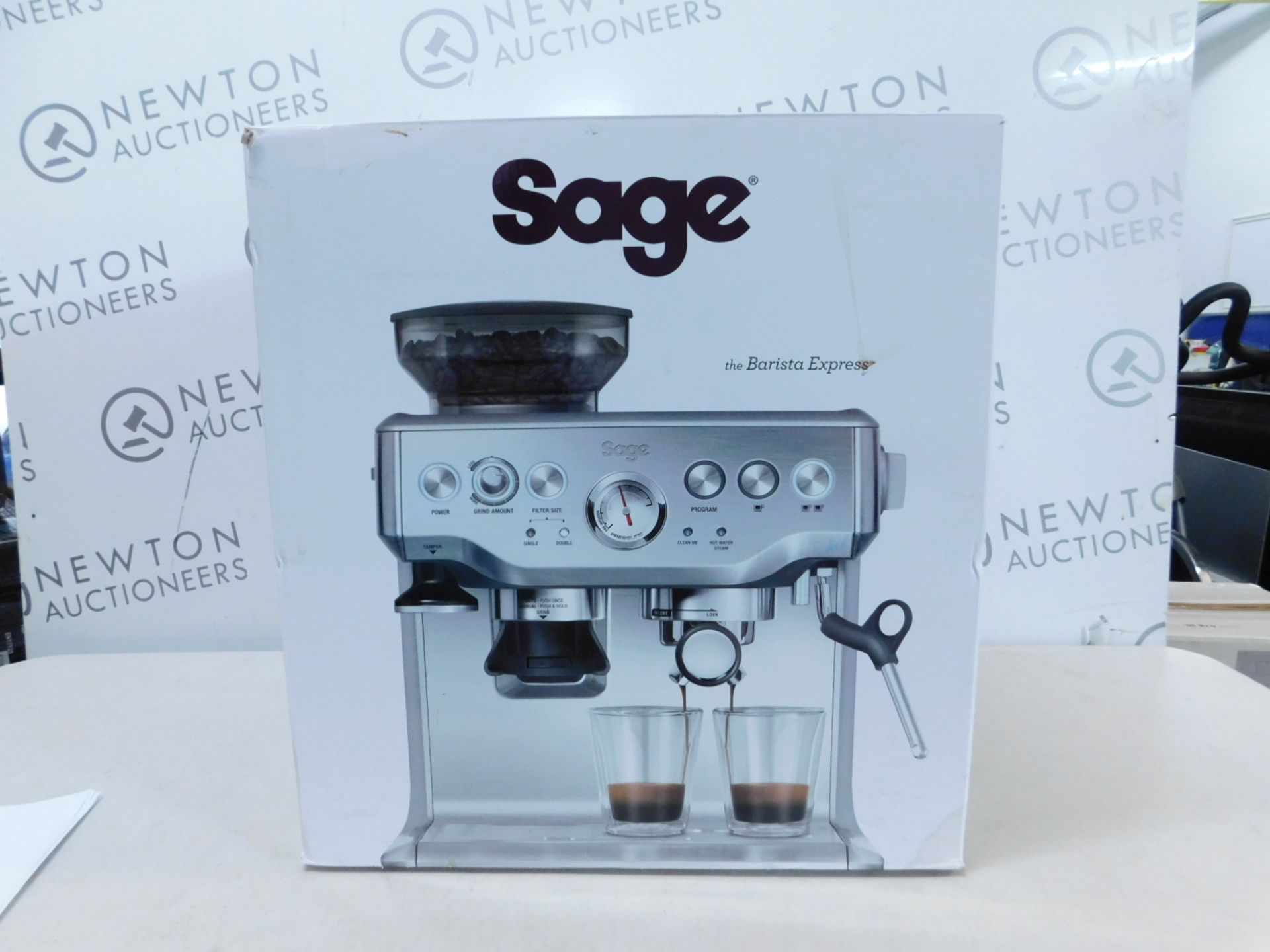 1 BOXED SAGE BARISTA EXPRESS BES875UK BEAN TO CUP COFFEE MACHINE RRP Â£499