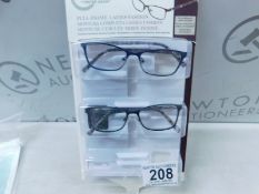 1 PACK OF DESIGN OPTICS READING GLASSES IN +1.50 STRENGTH RRP Â£19.99