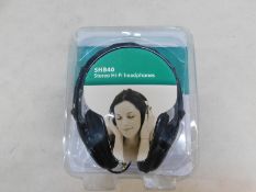 1 PACK OF SHB40 STEREO HEADPHONES RRP Â£29.99