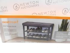 1 BOXED NEATFREAK SHOE STORAGE BENCH RRP Â£39