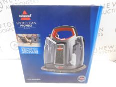 1 BOXED BISSELL SPOTCLEAN PROHEAT PORTABLE SPOT AND STAIN CARPET CLEANER RRP Â£199 (POWERS ON