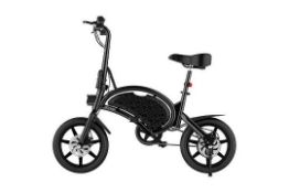 1 JETSON BOLT PRO FOLDING PEDAL ELECTRIC BIKE WITH CHARGER RRP Â£399 (BUCKLED WHEEL, BENT PEDAL ARM,