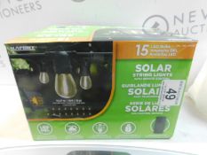 1 BOXED SUNFORCE SOLAR STRING LIGHTS RRP Â£39