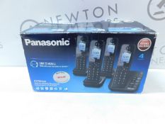 1 BOXED PANASONIC KX-TGH264 QUAD DIGITAL CORDLESS ANSWERING MACHINE RRP Â£179.99