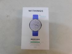 1 BOXED WITHINGS MOVE ECG SMARTWATCH RRP Â£129.99