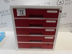 1 SYSMAX 5 DRAWER FILE CABINET RRP Â£64.99