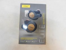 1 BOXED JABRA ELITE ACTIVE 65T IN-EAR TRUE WIRELESS EARBUDS RRP Â£79.99