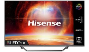 1 HISENSE 50U7QFTUK 50â€ SMART 4K ULTRA HD HDR ULED TV WITH AMAZON ALEXA WITH STAND AND REMOTE