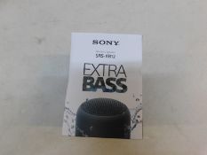 1 BOXED SONY SRS-XB12 EXTRA BASS WIRELESS BLUETOOTH SPEAKER RRP Â£59.99