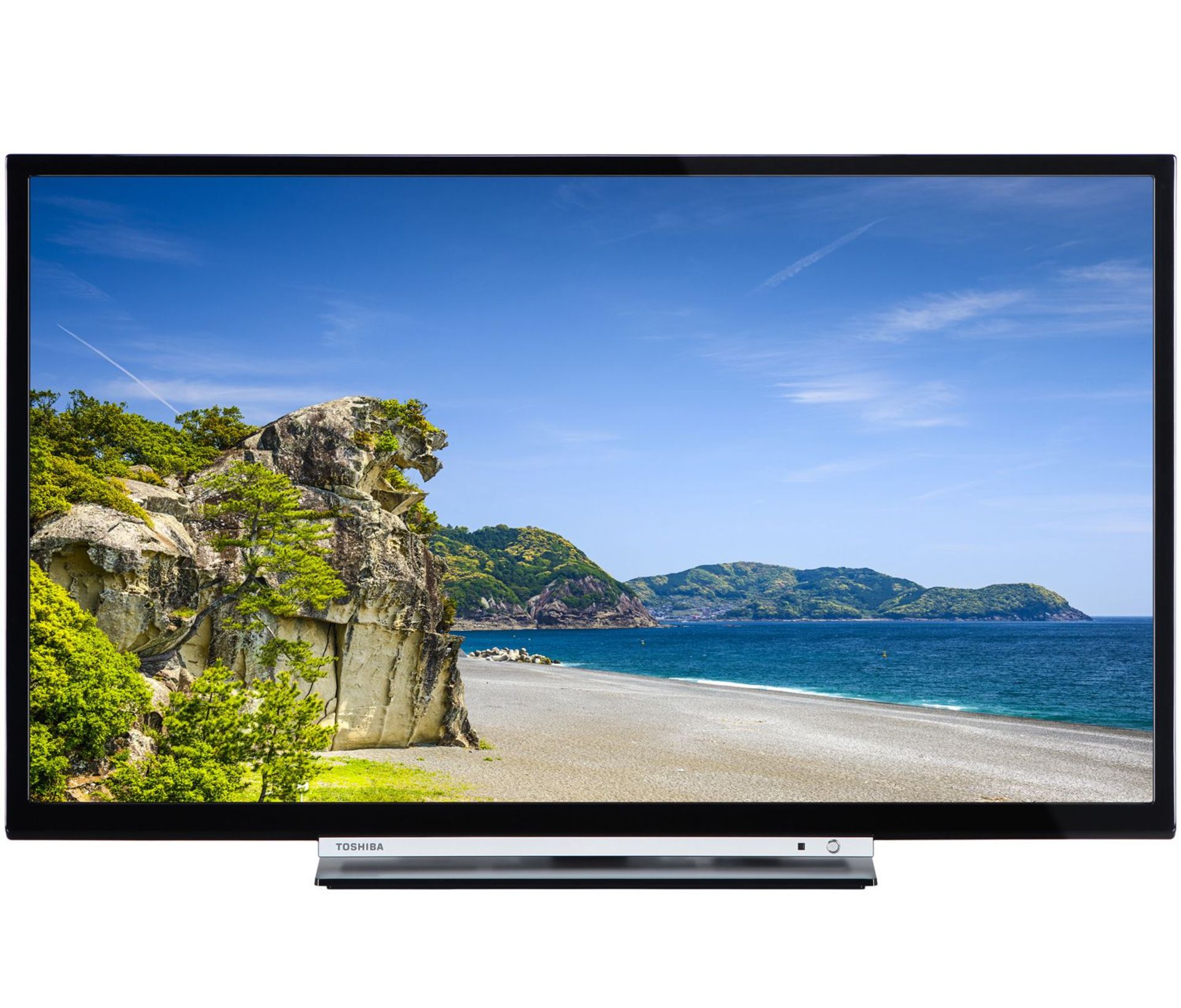 1 TOSHIBA 32 INCH SMART LED TV HD READY FREEVIEW PLAY DVD PLAYER WITH REMOTE RRP Â£199 (BLACK