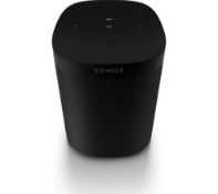 1 BOXED SONOS ONE SL BLACK BLUETOOTH SMART SPEAKER RRP Â£199