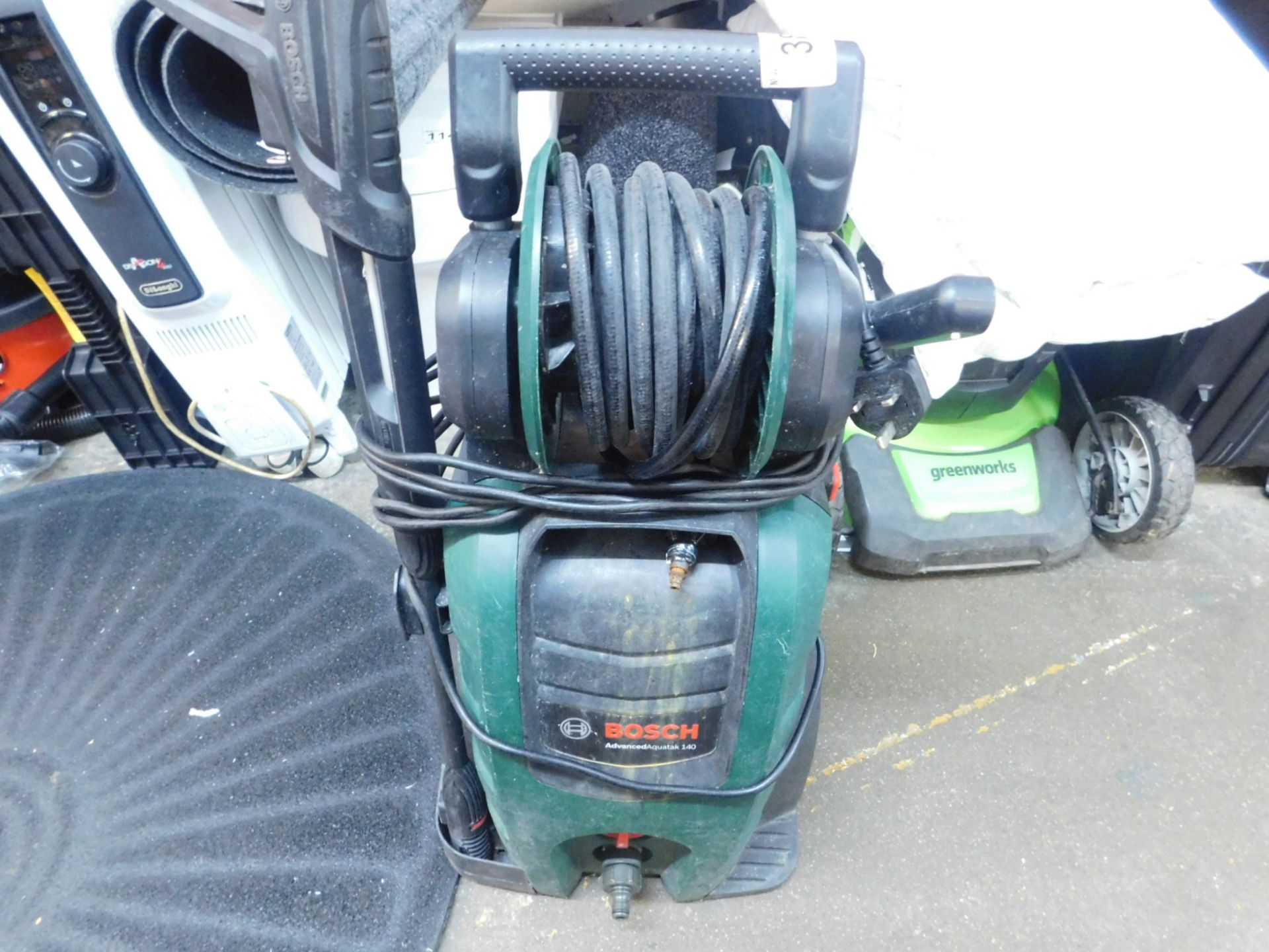 1 BOSCH ADVANCED AQUATAK 140 2200W ELECTRIC PRESSURE WASHER RRP Â£299