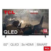 1 BOXED TCL 50P720K 50 INCH QLED 4K ULTRA HD SMART ANDROID TV WITH STAND AND REMOTE RRP Â£299 (