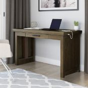 1 TRESANTI FRANKLIN POWER ADJUSTABLE HEIGHT WOODEN DESK RRP Â£499 (PICTURES FOR ILLUSTRATION