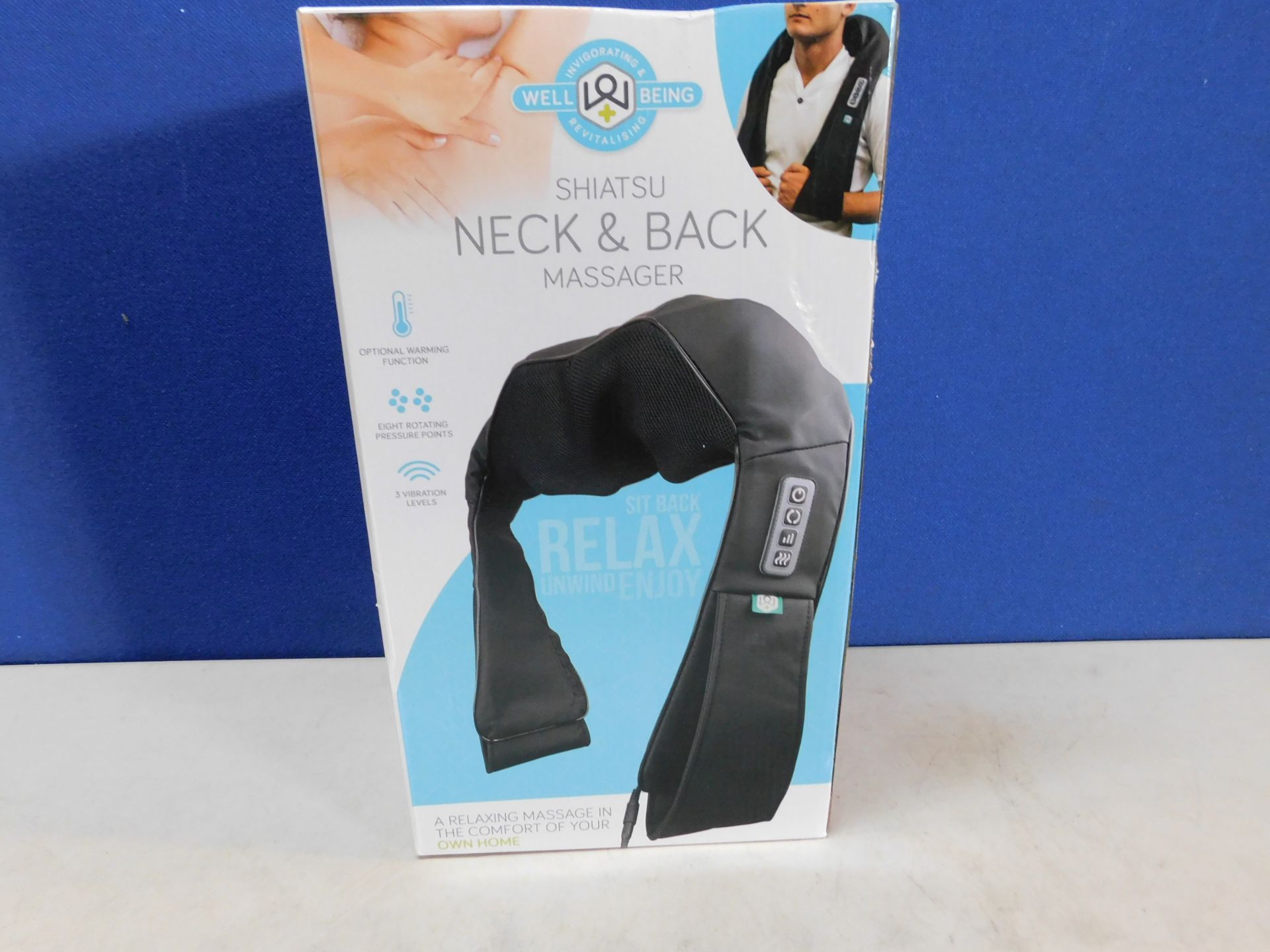 1 BOXED THE SOURCE WELLBEING SHIATSU NECK MASSAGER RRP Â£59