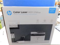 1 BOXED HP LASERJET MFP 179FNW WIRELESS COLOUR LASER PRINTER RRP Â£349