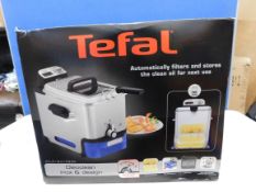 1 BOXED TEFAL FR8040 OLEOCLEAN PRO INOX & DESIGN DEEP FRYER RRP Â£129.99