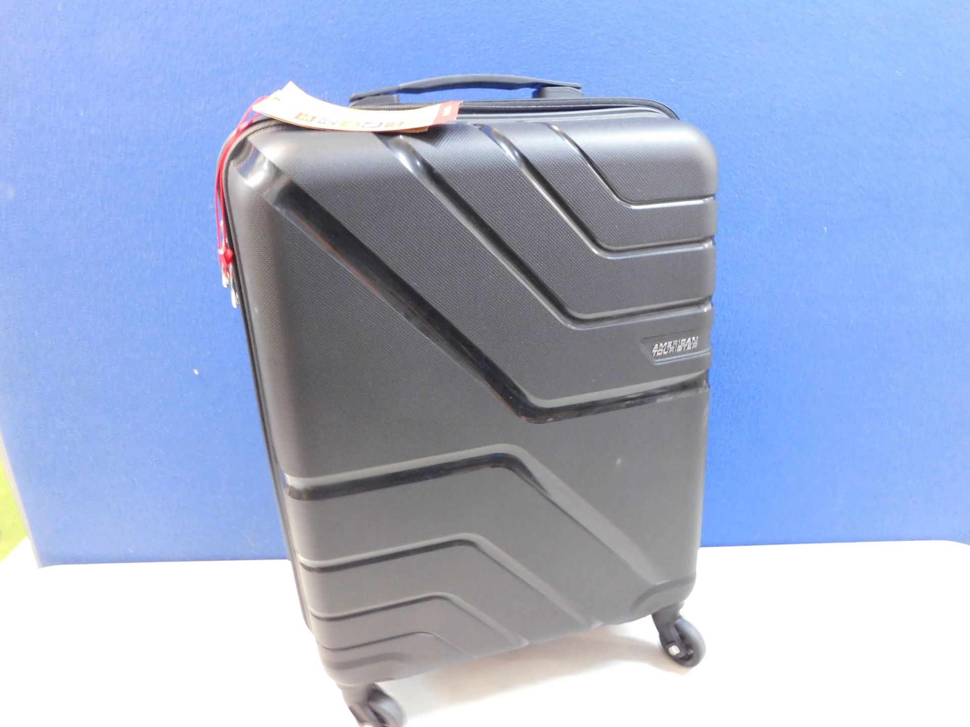 1 AMERICAN TOURISTER JET DRIVER 55CM CARRY ON HARDSIDE SPINNER CASE RRP Â£69