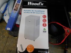 1 BOXED WOOD'S MILAN 9K BTU PORTABLE AIR CONDITIONER RRP Â£399