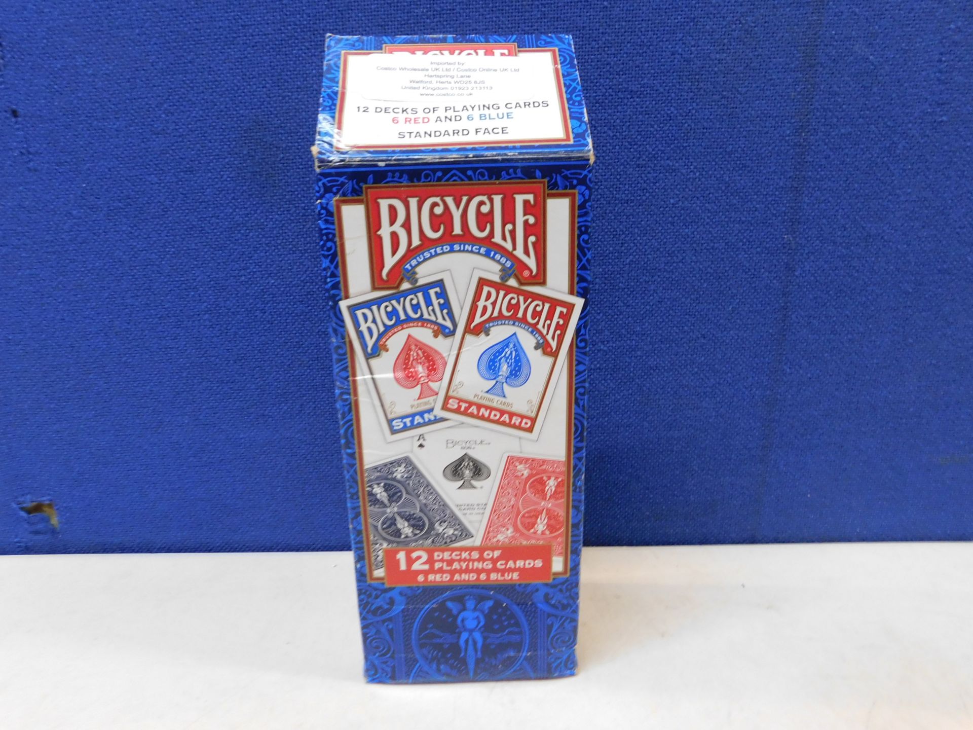 1 BOX OF 10 BRAND NEW SEALED DECKS OF BICYCLE PLAYING CARDS RRP Â£24.99