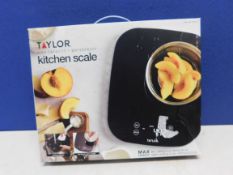 1 BOXED TAYLOR DIGITAL KITCHEN SCALE RRP Â£29.99