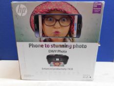 1 BOXED HP ENVY PHOTO 7830 ALL IN ONE PRINTER RRP Â£149.99