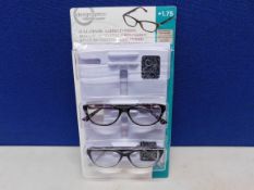 1 PACK OF DESIGNOPTICS READERS +1.75 STRENGTH RRP Â£22.99