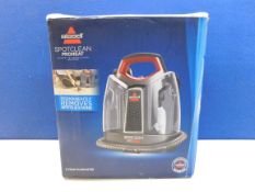 1 BOXED BISSELL SPOTCLEAN PROHEAT PORTABLE SPOT AND STAIN CARPET CLEANER RRP Â£199 (POWERS ON