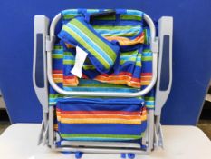 1 TOMMY BAHAMA KIDS BACKPACK BEACH CHAIR WITH CUP HOLDER RRP Â£44.99