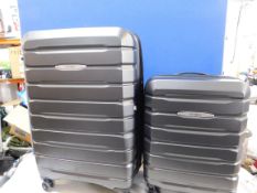 1 SAMSONITE ENDURE 2 PIECE HARDSIDE LUGGAGE SET RRP Â£189 (LARGE CASE CRACKED)