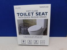 1 BOXED TAVISTOCK HUSH SOFT CLOSE QUICK RELEASE TOILET SEAT RRP Â£39.99