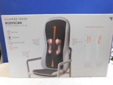 1 BOXED SHARPER IMAGE BODYSCAN CHAIR PAD MASSAGER RRP Â£149