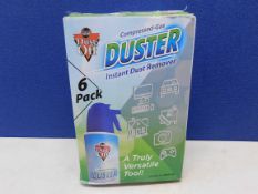 1 BOXED OF 5 DUST OFF DUSTER SPRAY CANS RRP Â£29.99