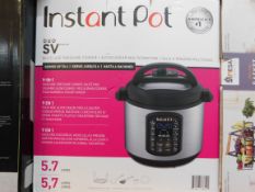 1 BOXED INSTANT POT DUO SV 9 IN 1 ELECTRIC PRESSURE COOKER 5.7L RRP Â£115