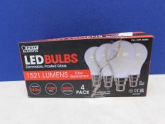 1 BOXED FEIT ELECTRIC DIMMABLE FROSTED GLASS BULBS 1521 LUMENS RRP Â£29.99