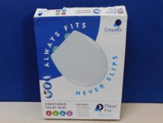 1 BOXED CROYDEX FLEXI FIX TOILET SEAT RRP Â£29