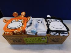 1 BRAND NEW PACK OF 3 BONE & BAKERS DOG TOYS RRP Â£24.99