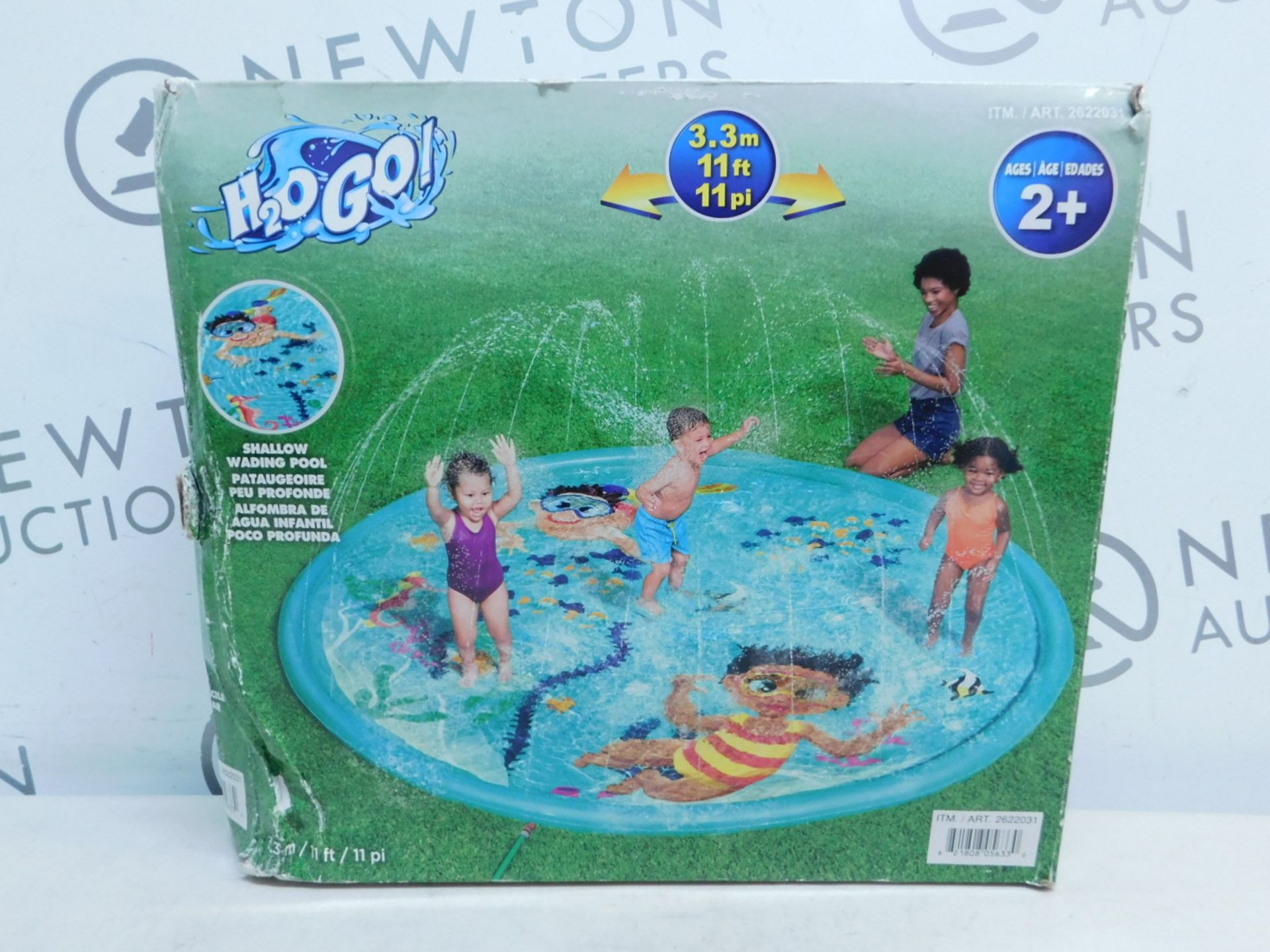 1 BOXED H2O SHALLOW SWIMMING POOL RRP Â£29.9