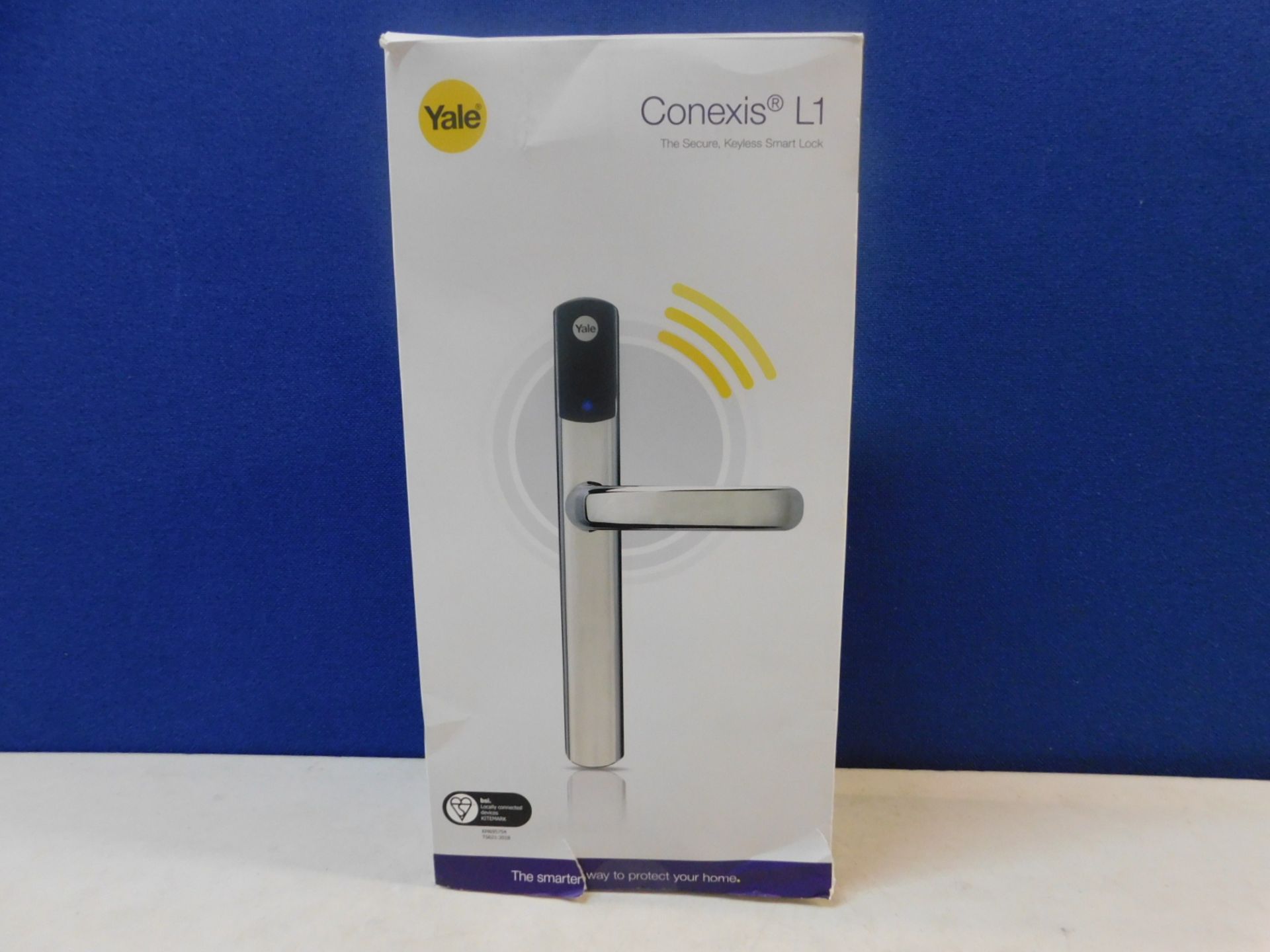 1 BOXED YALE CONEXIS L1 SMART LOCK IN CHROME RRP Â£199