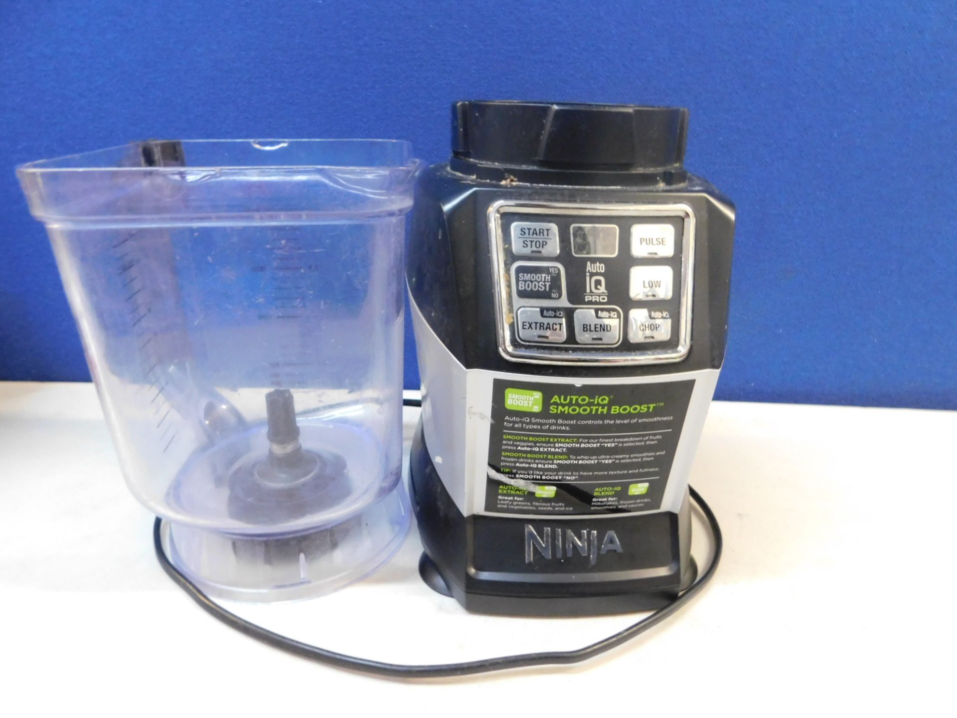 1 NUTRI NINJA AUTO-IQ 1500W/2HP ULTIMATE BLENDER WITH ACCESSORIES RRP Â£199