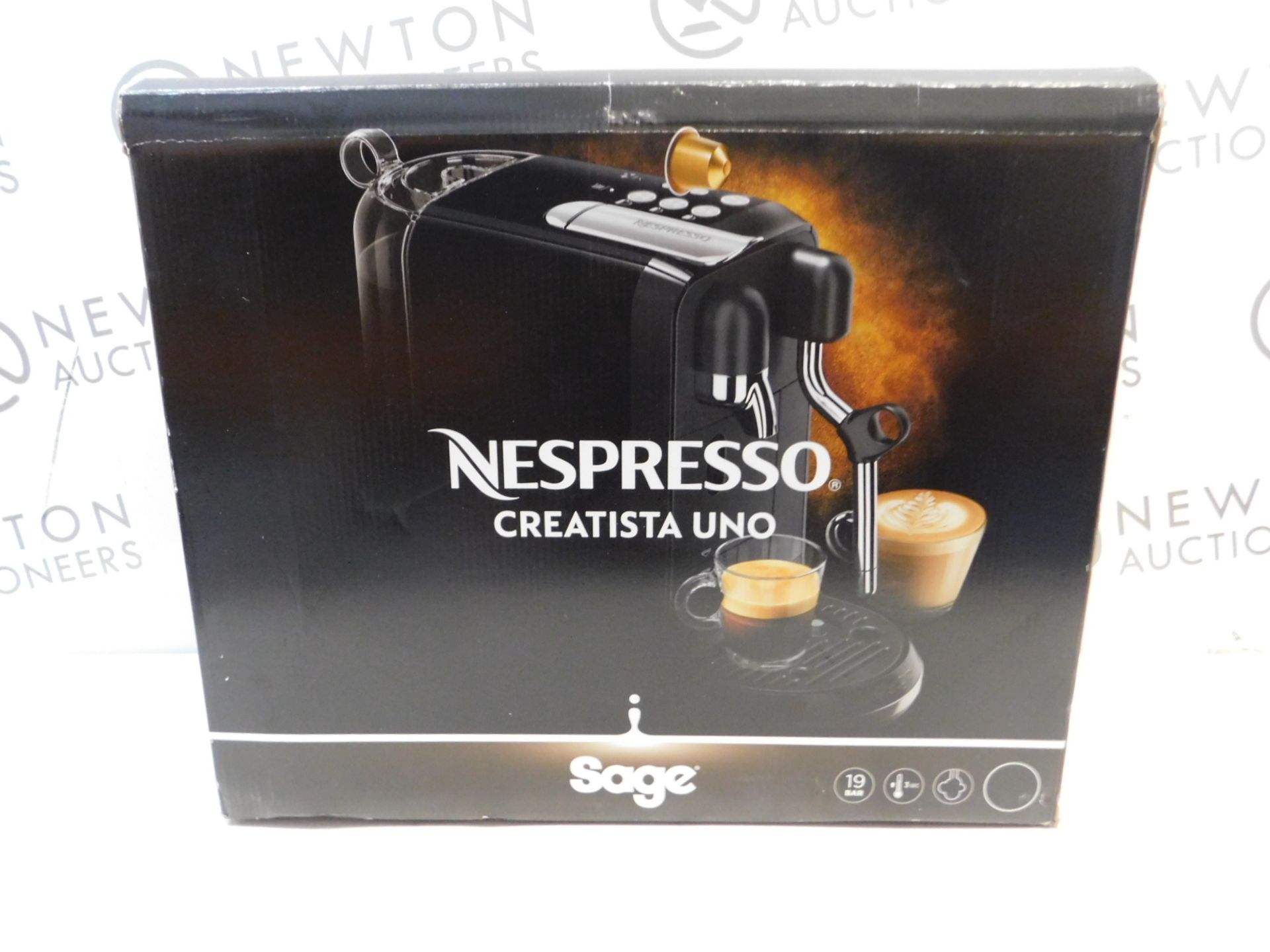 1 BOXED NESPRESSO BY SAGE CREATISTA UNO SNE500 COFFEE MACHINE RRP Â£399